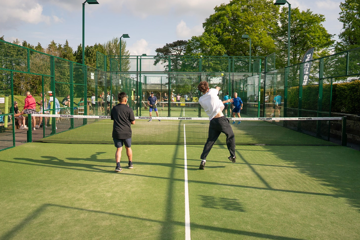 People playing Padel at Padel Shift